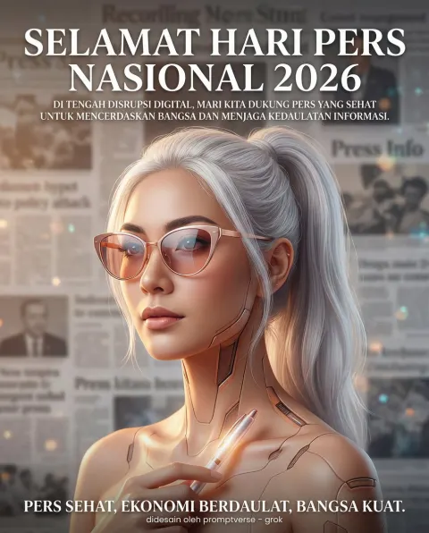 Cyborg Journalist National Press Poster