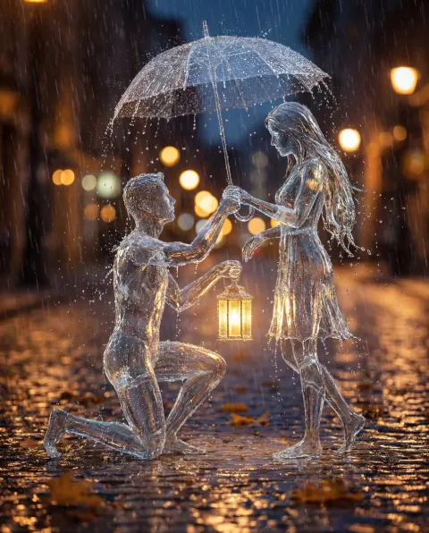 Water Droplet Lovers
