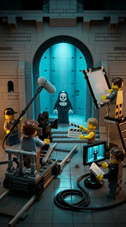 LEGO Nun Horror Film Set