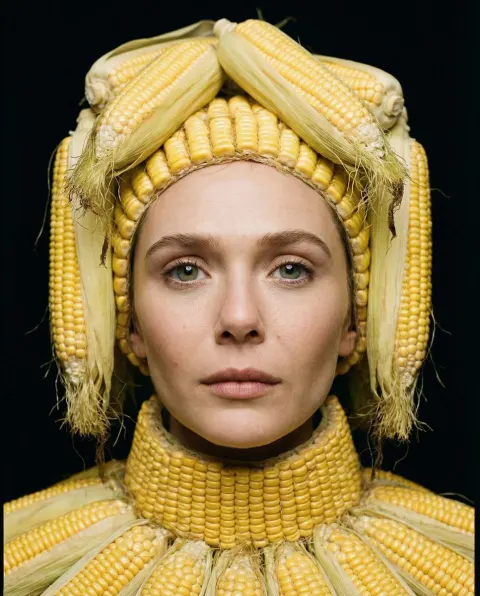 Corn Couture Macro Portrait