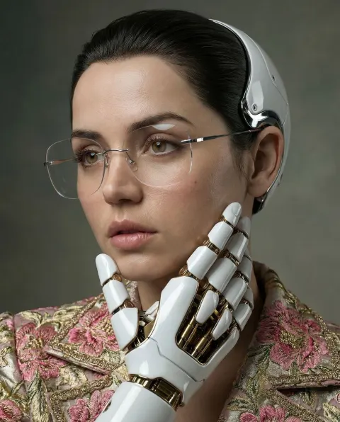 Cyber Renaissance Aristocrat Portrait