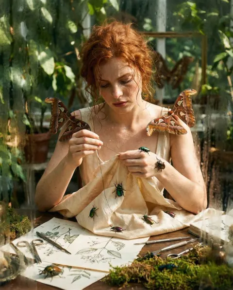 Surreal Insect Couture Atelier