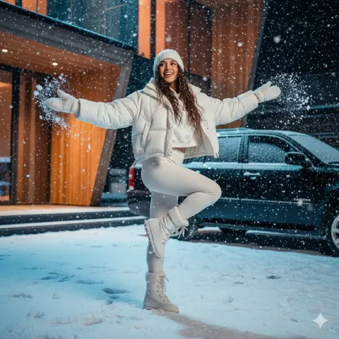Snow Ballerina Winter Fashion
