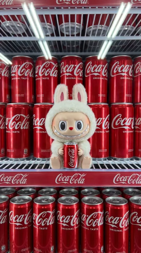 Coca-Cola Bunny Toy Display
