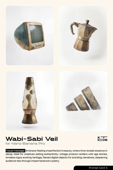 Wabi-Sabi Veil: Imperfect Beauty