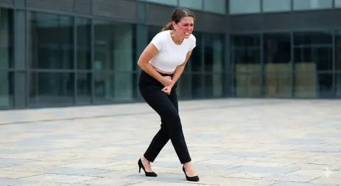 Desperate Bladder Walk: Urgent Struggle
