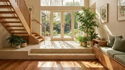Sunlit Foyer Serene Retreat