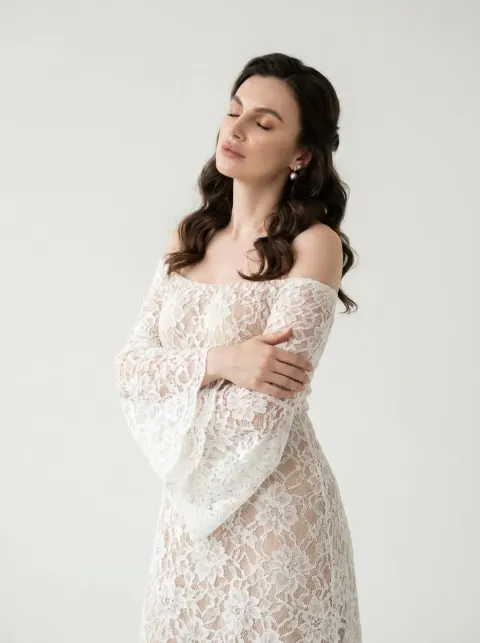 Ethereal Lace Bridal Elegance