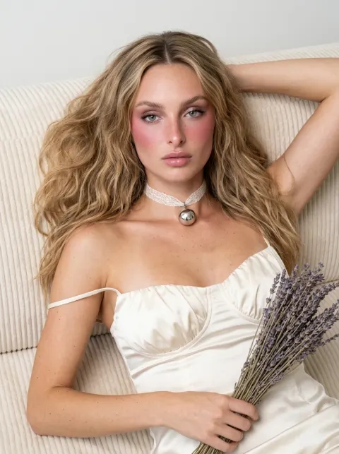 Dreamy Ivory Silk Fashion
