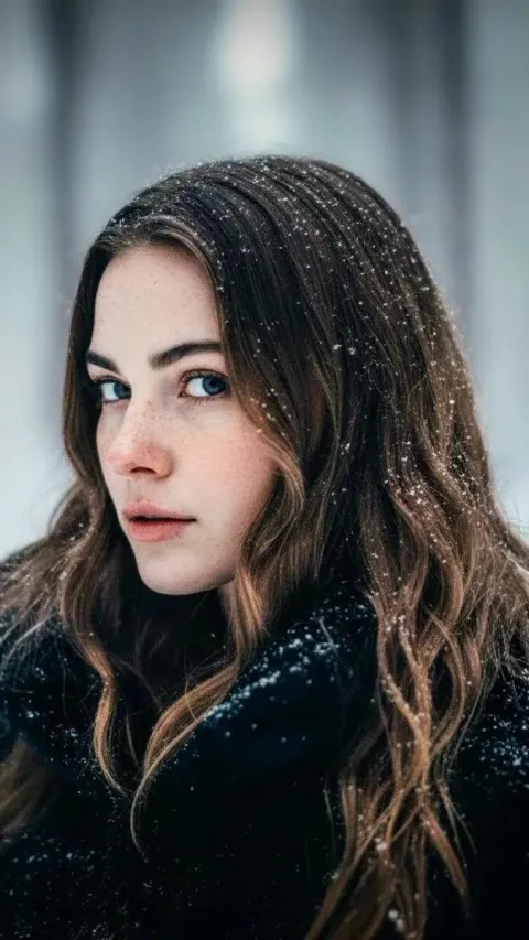 Cinematic Quiet Winter Portrait