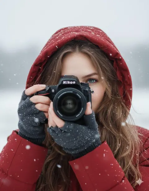 Cinematic Winter Portrait Glow