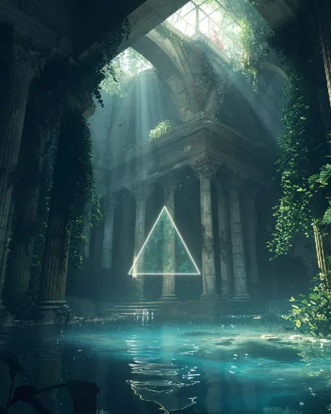 Glowing Triangle in Abandoned Classical Hall