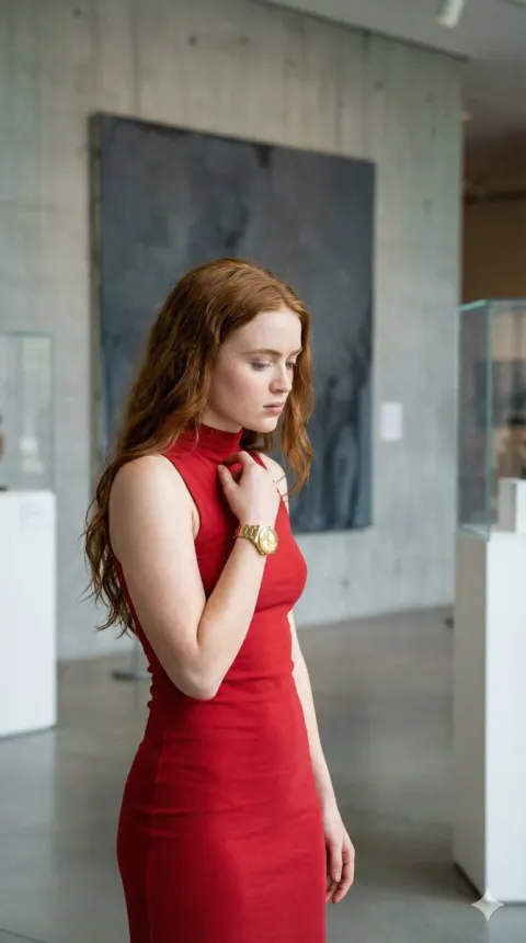 Elegant Red Hair Gallery Moment