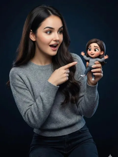 Mini Pixar Self in Palm