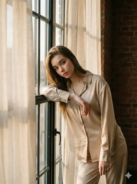 Golden Hour Loft Reflection