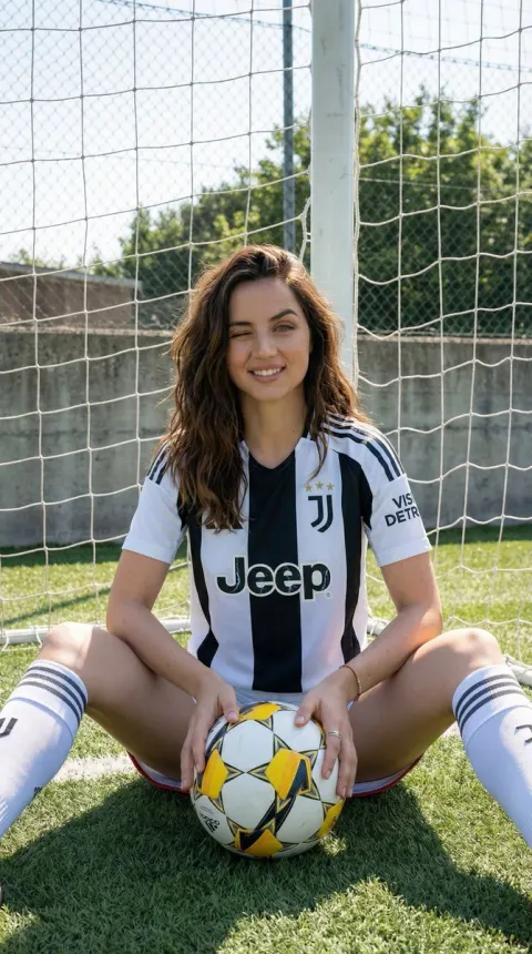 Juventus Star Playful Soccer Shoot