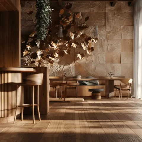 Wooden House Interior – March Concept