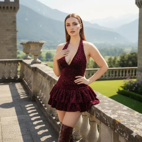 Luxury Villa Fashion Portrait