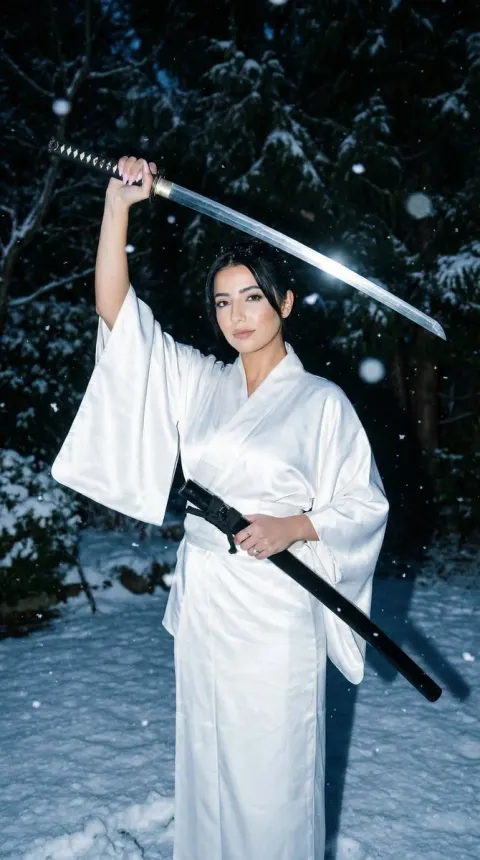 Winter Samurai Portrait