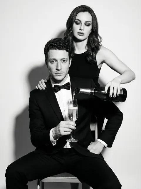 Champagne Noir Fashion Editorial