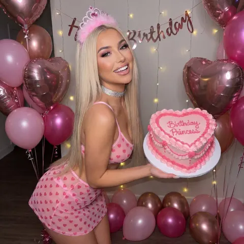 Pink Birthday Party Girl