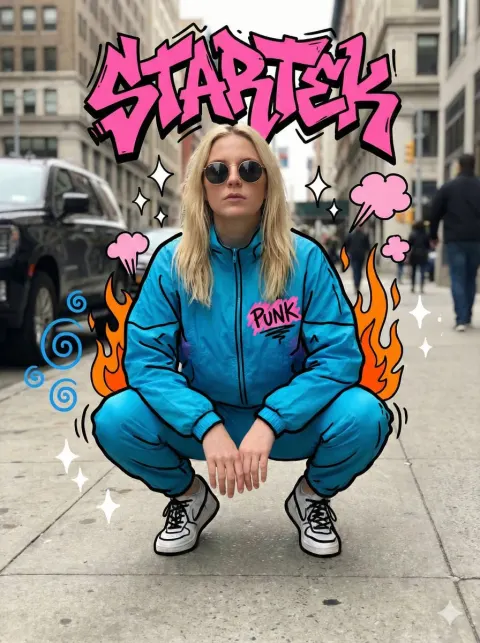 Graffiti Slav Squat Street Style