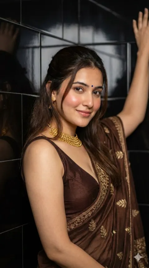 Elegant Saree Fashion Portrait