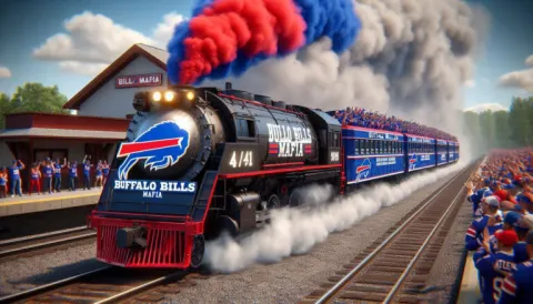 Bills Mafia Train – Photorealistic Locomotive
