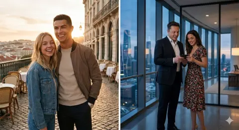 Celebrity Split Screen Contrast