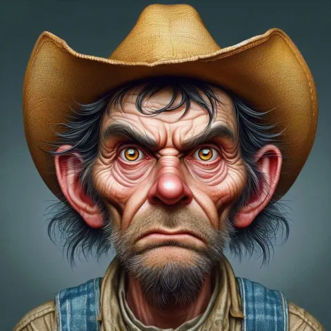 Create Photorealistic Caricature of Hillbilly
