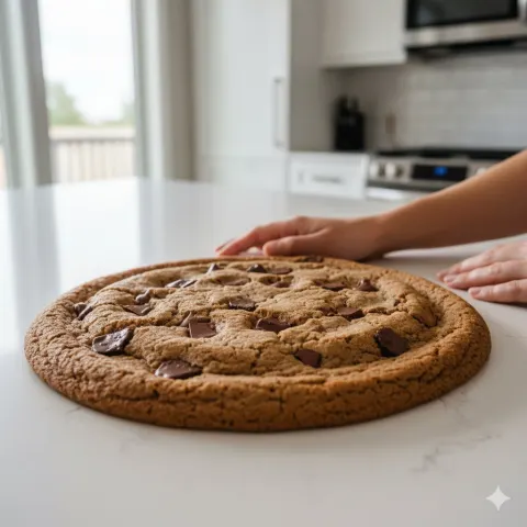 Giant Creative Cookie Baking