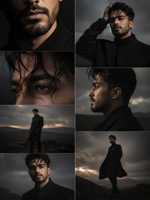 Cinematic Dark Moody Portrait Series