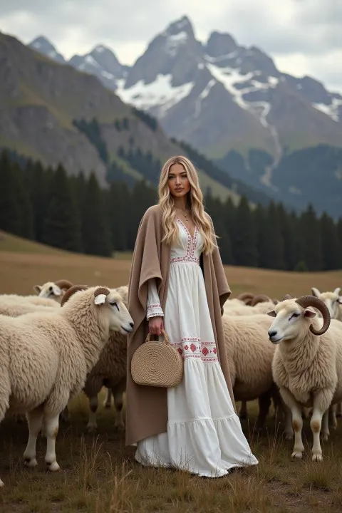 Alpine Pastoral Fashion Editorial