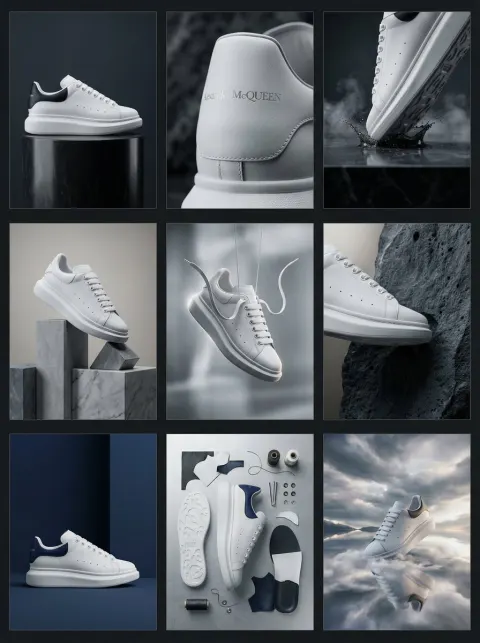McQueen Sneaker Visual Grid