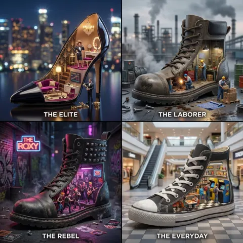 Shoe Manor Tiny Worlds