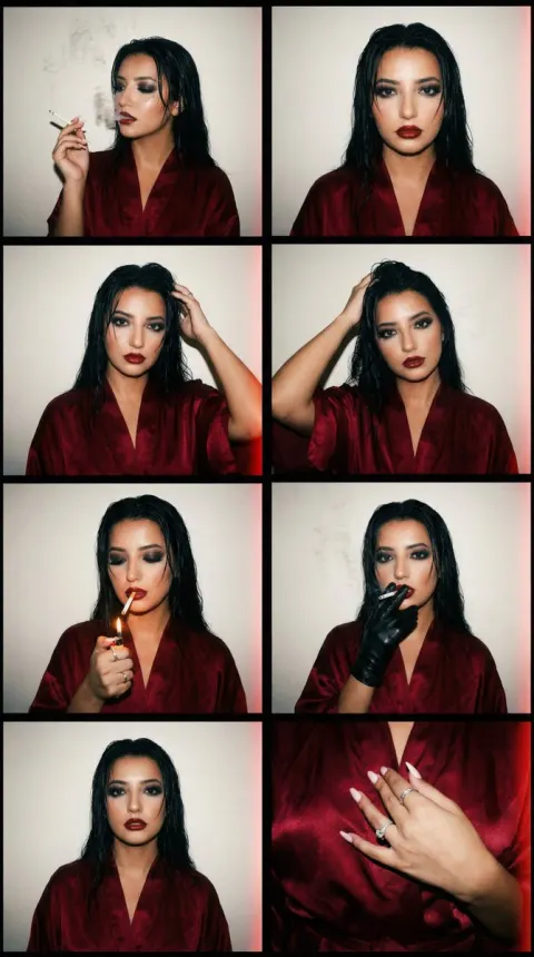 Red Kimono Film Noir Editorial