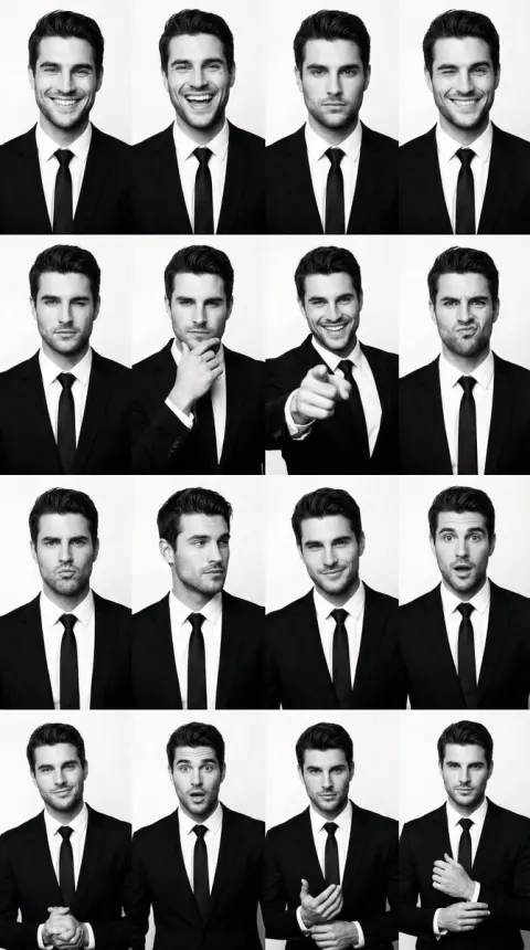 BW Suit Expression Grid Swap