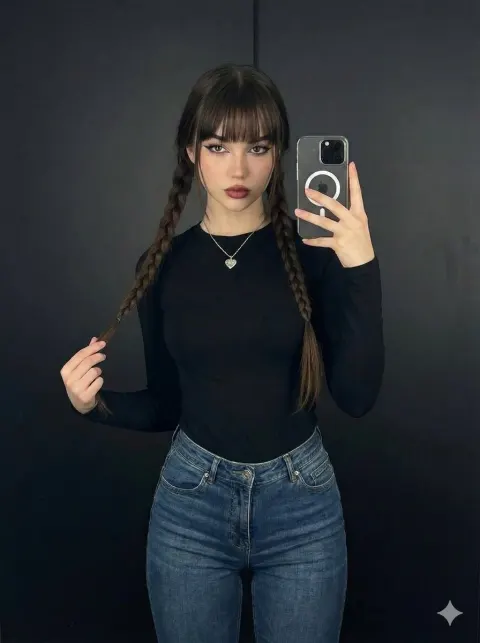 Dark Bold Selfie Portrait