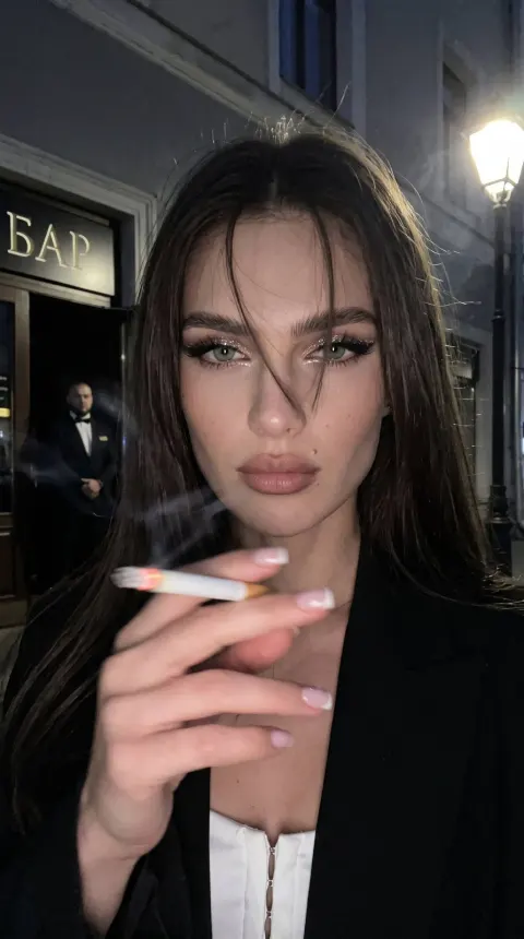 Late Night Bar Selfie Mood