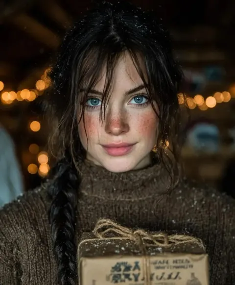Cozy Winter Portrait Wonder
