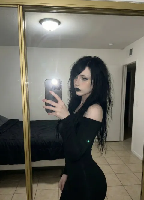 Gothic Mirror Selfie