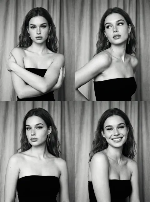 Monochrome Portrait Collage