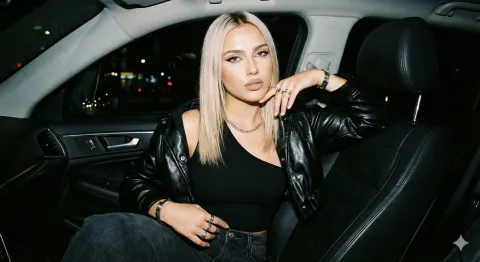 Nightlife Flash Car Portrait