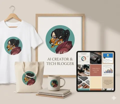 Minimalist Brand Kit Mockup