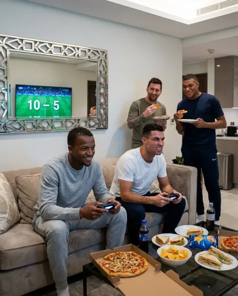 Ronaldo Rages at Game Loss