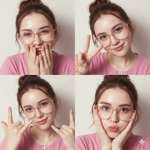 Cute Four-Panel Portrait Guide