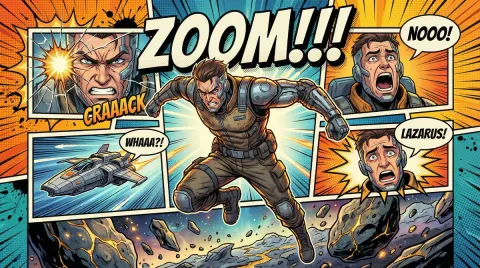 Sci-Fi Comic Poster Creator