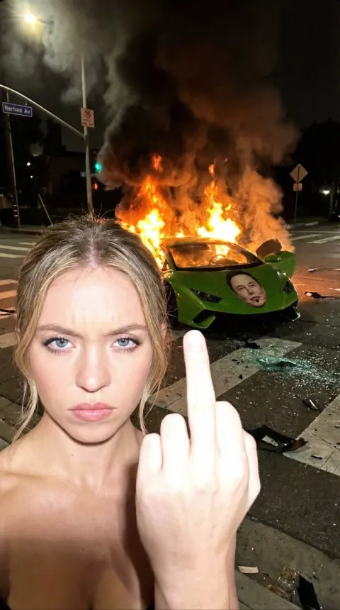 Burning Lambo & Defiant Finger