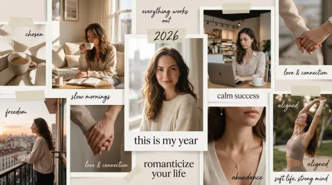 2026 Vision Board: Romanticize Your Life