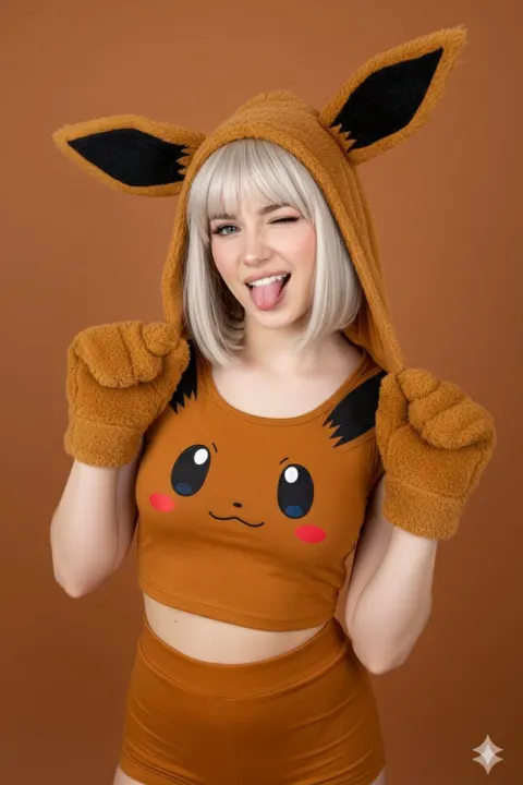 Eevee Cosplay Beauty Portrait